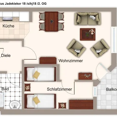 Hus Jadekieker Hus Jadekieker 18 Apartament *